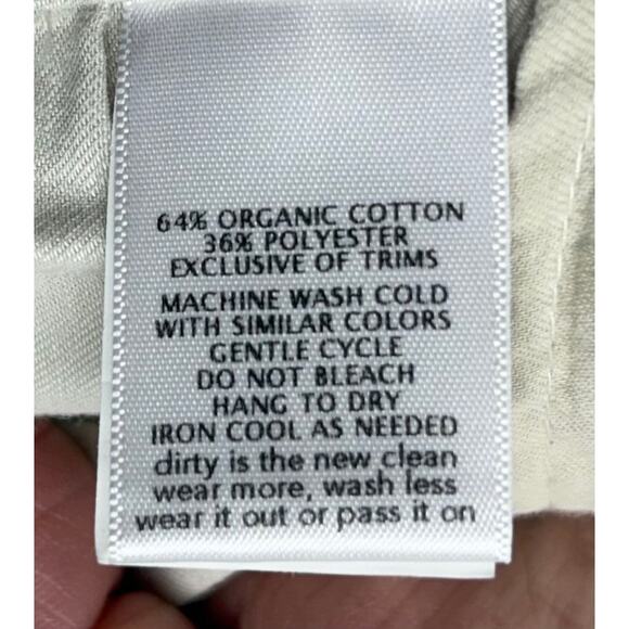 Toad & Co Tan Sleeveless Blouse, Beige Cotton Blend Top, Women's Size S - Picture 4 of 5